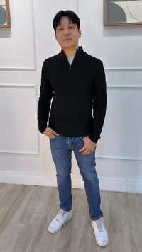 Blusa Tricot Danilo Cacharrel Com Zíper