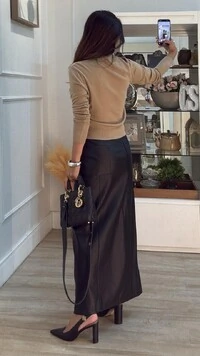 Blusa Tricot Mangas Bufantes Heloiza Trançados Triplos Frontais