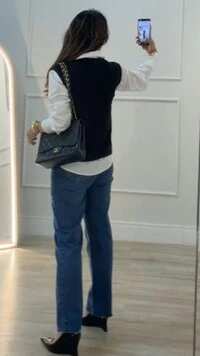 Blusa Regata Tricot Natasha Gola Careca