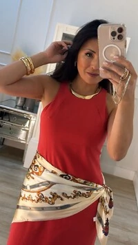 Lenço Acetinado Estampado