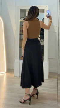 Blusa Regata Polo Tricot Celine