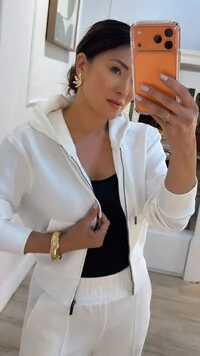 Conjunto Moletom Margareth Blusa E Calça Pantalona