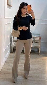 Blusa Gola Canoa Vitoria Mangas Longas