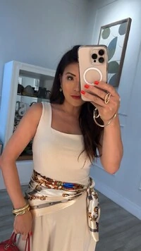 Vestido Midi Decote Reto Barbara Alças Largas