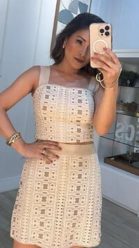 Cropped Renda Amanda Decote Reto