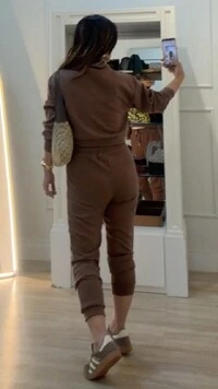 Conjunto Moletom Aline Blusa E Calça Jogger