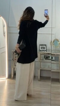 Maxi Cardigan Tricot Canelado Pandora Bolsos Frontais