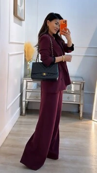 Blazer Alfaiataria Katty Bolsos Frontais Fake