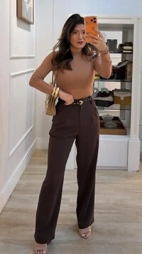 Blusa Tule Mangas Longas Faby Drapeado Lateral