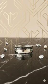 Bracelete Chapa Oval Liso Assimétrico