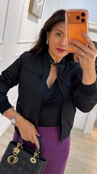 Jaqueta Casaco Corta Vento Catarina Bolsos Horizontais Com Zíper