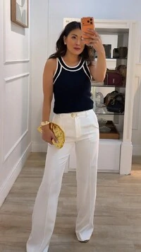 Regata Tricot Bicolor Melissa