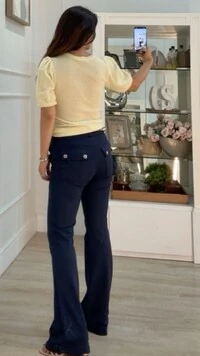 Blusa Tricot Amanda Mangas Princesas