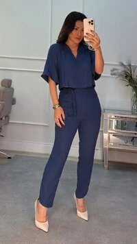 Blusa Meire Botões Forrados E Mangas Curtas Amplas