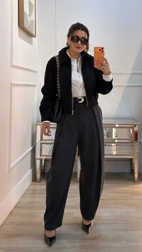 Jaqueta Casaco Suede Giovana Gola Ovelhinha