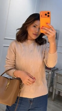 Blusa Tricot Rosangela Trançados Frontais
