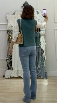 Blusa Regata Tricot Natasha Gola Careca