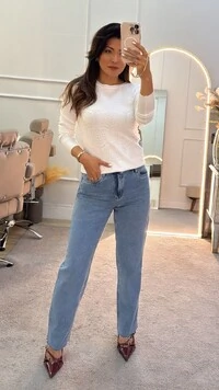 Pré-Venda Envio 18/08 Blusa Tricot Gola Careca Sandra Texturas Frontais