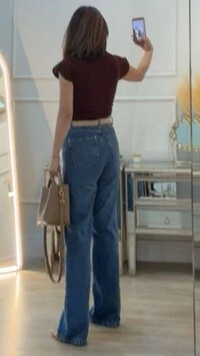 Blusa Tricot Com Entremeios Gola Alta Sandy Punhos E Barrado Ondulados