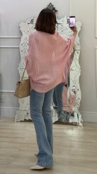 PRÉ-VENDA DATA ESTIMADA DE ENVIO DIA 10/10 Kimono Tricot Vazado Fabi Mangas 3/4