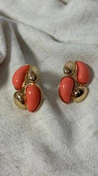 Brinco Gota Bicolor Com Dourado