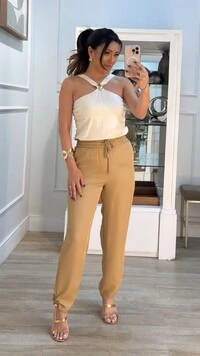 Calça Com Barrado Regulável Sasha