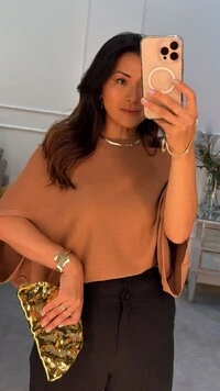 Blusa Ampla Canelado Horizontal Lili