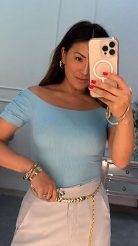 Blusa Canelada Ombro A Ombro Juliana