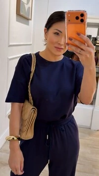 PRÉ-VENDA ENVIO ESTIMADO À PARTIR DO DIA 20/02 Conjunto Helena Blusa E Calça Pantalona