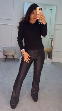 Blusa Tricot Nervuras E Tranças Natalie Mangas Longas