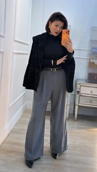 Blazer Veludo Melissa Botões Forrados