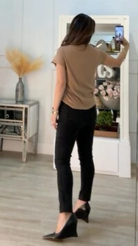 Blusa Ampla Karine Laterais Com Drapeado