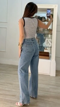 Blusa Regata Listrada Betina Bicolor Texturizada