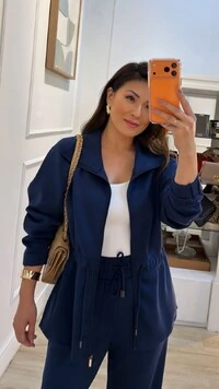 Conjunto Moletom Samira Parka e Calça Pantalona