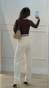 Blusa De Malha Drapeado Lateral Mila Mangas Longas