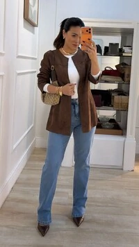 Max Cardigã Suede Suelen