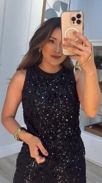 Blusa Regata Paêtes Laisa