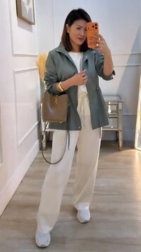 Parka Casaco Amanda Capuz Removível