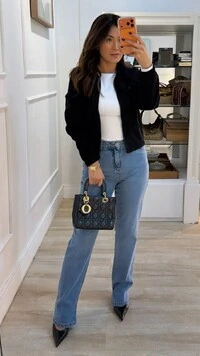 Jaqueta Casaco Bomber Veludo Cotelê Elis Bolsos Com Zíper