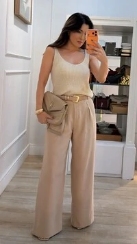 Blusa Regata Básica Tricot Lilian Alças Largas