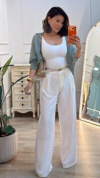 PRÉ-VENDA DATA ESTIMADA DE ENVIO DIA 04/11 Kimono Capa Tricot Lulu Punhos Largos Canelados