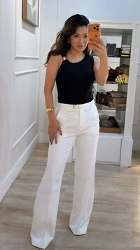 Blusa Com Bojo Canelada Heloize Detalhe Fivela Dourada Na Alça