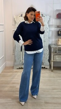 Blusa Tricot Ingrid Detalhe Relevo Geométrico Texturizado