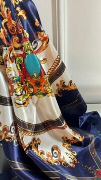 Lenço Acetinado Estampado