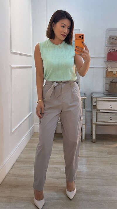Foto Blusa Regata Tricot Luana Com Entremeios