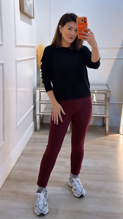 Foto Blusa Tricot Mangas Longas Lívia Losangos Texturizados Frontais