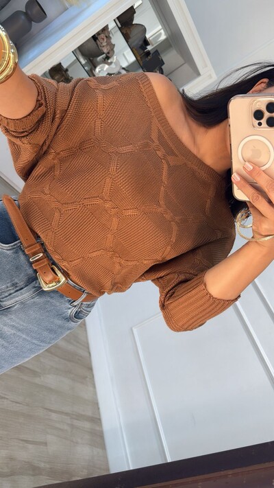 FotoBlusa Morcego Tricot Nádia Punhos Largos Canelados