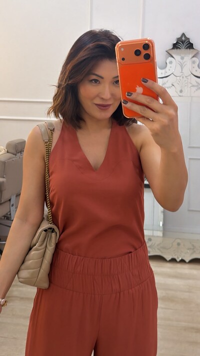 Foto Blusa Regata Viscose Cecilia Decote V