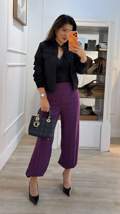 Foto Jaqueta Casaco Corta Vento Catarina Bolsos Horizontais Com Zíper