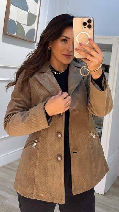 FotoCasaco Veludo Texturizado Laura Bolsos Na Diagonal Zíper Dourado